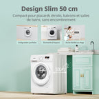 Lave-linge frontal 9 kg CFE12EW90/W classe énergétique A moteur BLDC 1400 tr/min lavage vapeur 15 programmes