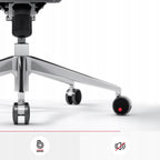 Fotel biurowy ergonomiczny obrotowy V-Basic 950 czarny z regulowanym zagłówkiem i podłokietnikami