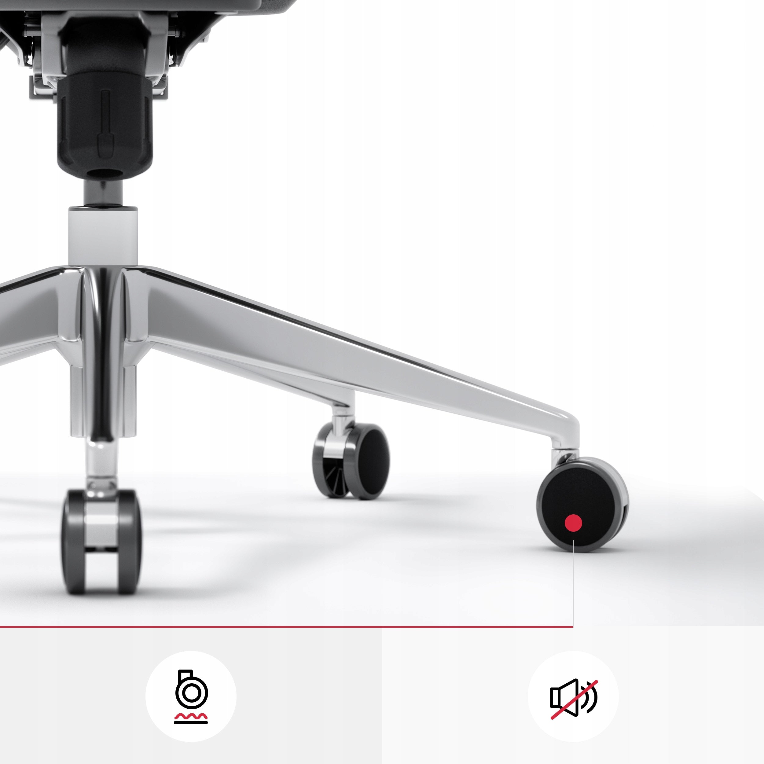 Fotel biurowy ergonomiczny obrotowy V-Basic 950 czarny z regulowanym zagłówkiem i podłokietnikami