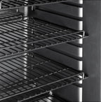 Réfrigérateur à boissons professionnel GSC4240B 237 L porte vitrée avec serrure 6 étagères réglables 110 W noir