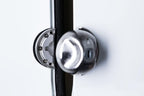Lot de 2 serrures antivols Saturn Evo pour véhicules utilitaires verrouillage manuel acier inoxydable 4 clés argent