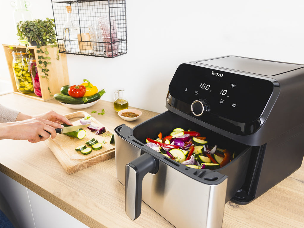Elektryczna Frytkownica Beztłuszczowa EY855D10 Frytownica AIR FRYER Duża Pojemność 7,5 Litra XL