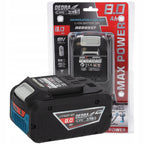 Akumulator Li-Ion DED6937 SAS+ALL 18 V 8 Ah do elektronarzędzi z 3-stopniowym wskaźnikiem LED ogniwa 21700