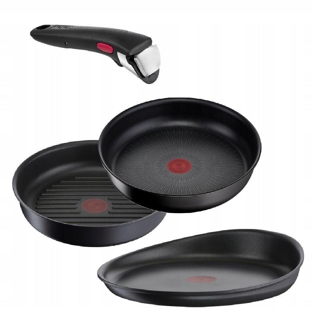 Patelnia Ingenio Unlimited 22 cm do smażenia naleśników i grillowania z zdejmowaną rączką