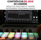 Contrôleur MIDI USB APC40 MKII 40 pads RGB avec 9 faders 8 boutons Ableton Live pour production musicale 1,8 kg