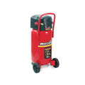 Compresseur Fifty 50 L 2 hp 1500 W 230 V sans huile pression 10 bars débit 140 L/min tuyau 5 m rouge