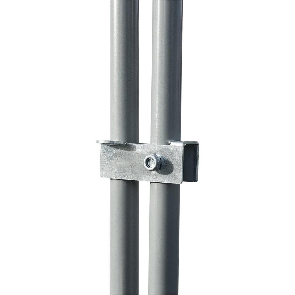 Enclos poulailler 24 m² 8x3x2 m parc grillagé acier galvanisé avec bâche imperméable anti-UV protection animaux extérieurs