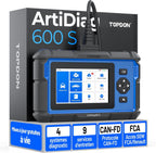 Valise diagnostic auto ArtiDiag600S OBD2 4 systèmes 9 réinitialisations fonctions complètes