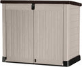 Abri horizontal poubelle SIO Pro 1200 litres en polypropylène imperméable avec plancher inclus verrouillable charge maximale 28 kg
