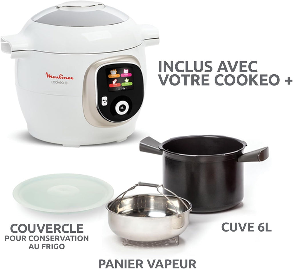 Multicuiseur intelligent Cookeo CE85CA10 6 L 1600 W 150 recettes intégrées 6 modes de cuisson