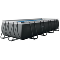 Piscine tubulaire rectangulaire Ultra XTR 5,49 x 2,74 x 1,32 m capacité 17 000 L en PVC avec pompe à filtre échelle et bâche incluses