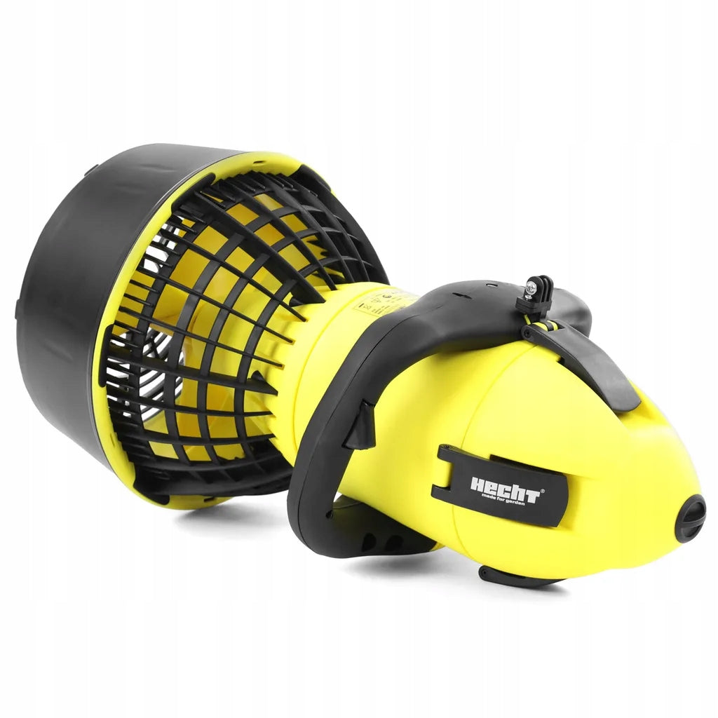 Podwodny skuter do nurkowania HECHT 4499 silnik 500 W akumulator 24 V uchwyt na kamerę sportową
