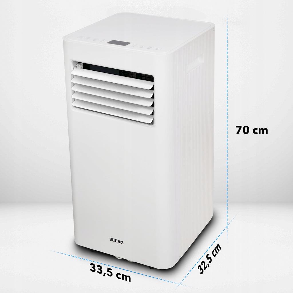 Przenośny klimatyzator z funkcją chłodzenia osuszania i wentylacji RIO R29E1 3kW 10000 BTU WiFi 24l/24h