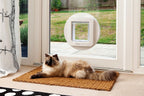 Grande chatière à puce électronique SureFlap pour chats petits chiens couvre-feu ouverture 178 x 170 mm blanc