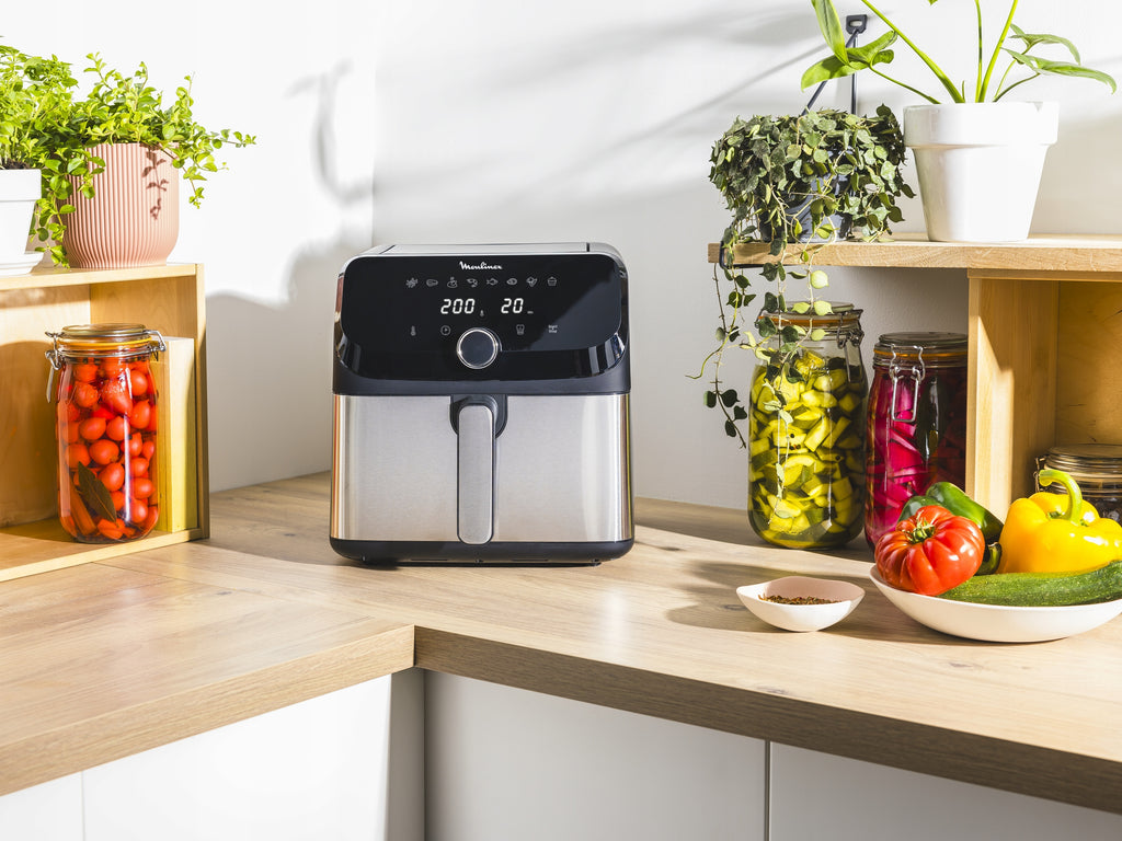 Elektryczna Frytkownica Beztłuszczowa EY855D10 Frytownica AIR FRYER Duża Pojemność 7,5 Litra XL