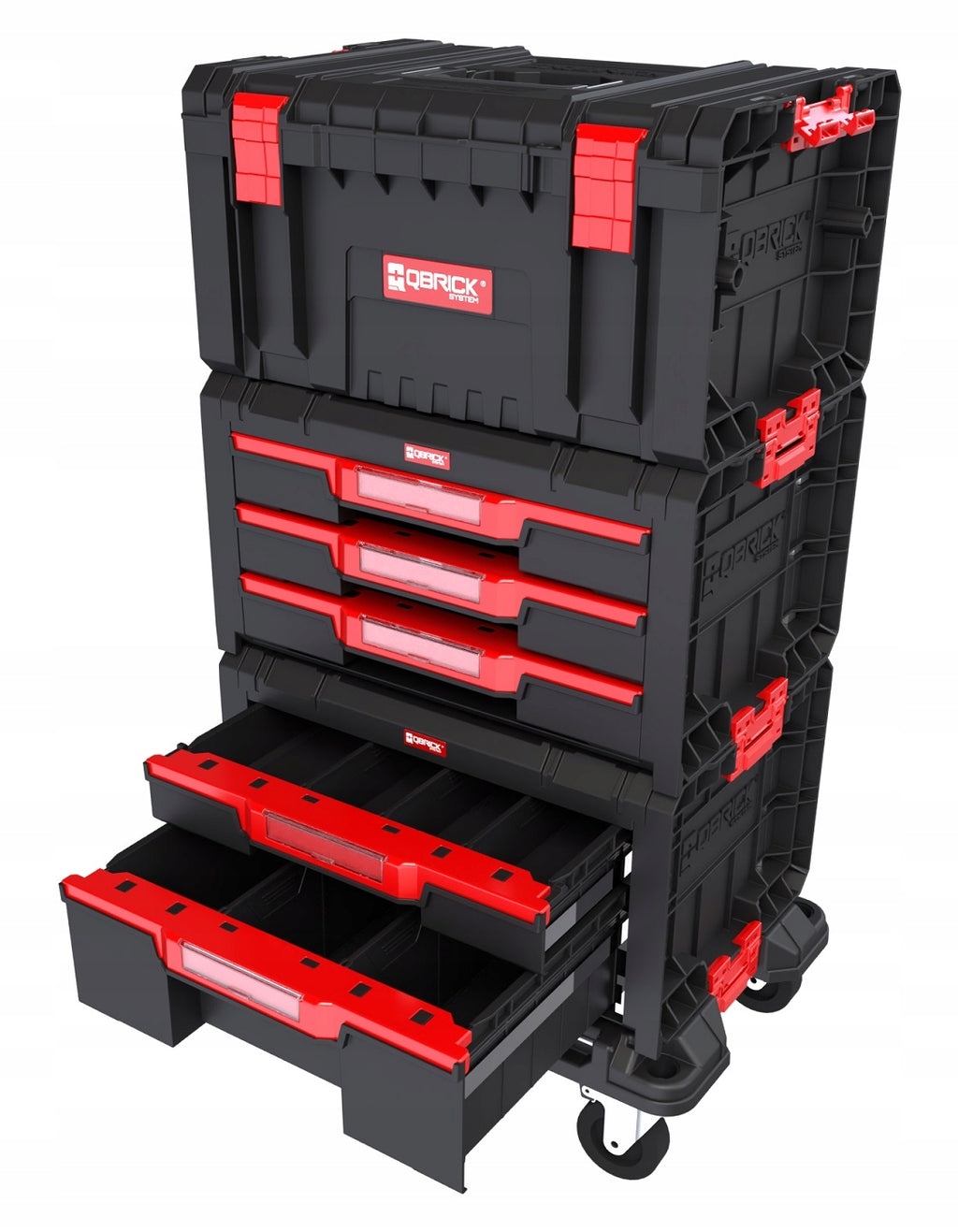 Profesjonalny nowoczesny mobilny zestaw szuflad na platformie kołowej do warsztatu Pro Drawer Workshop Set2