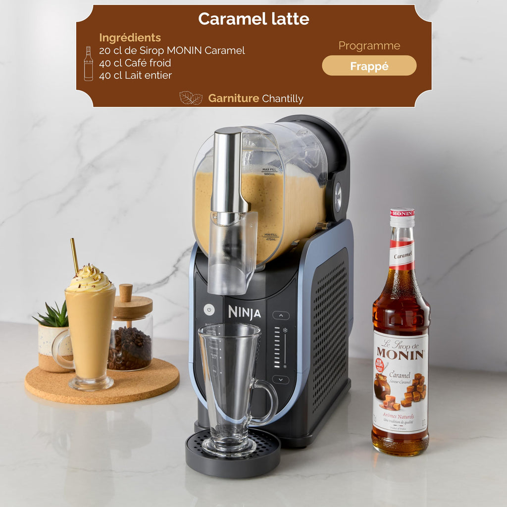 Machine à boissons glacées FS301EU capacité 1,9 L avec 5 programmes pour granités cocktails frappés milkshakes et jus glacés