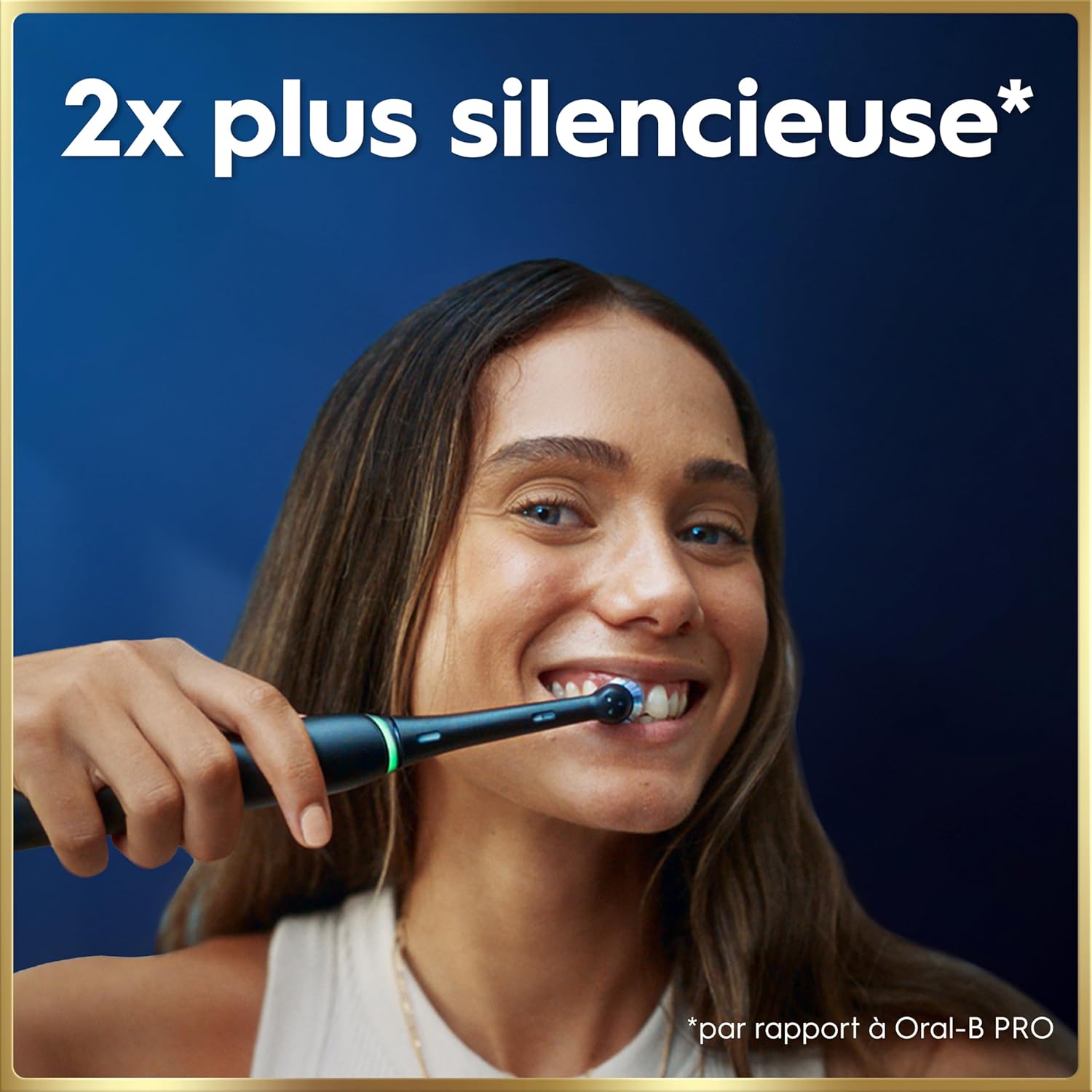 Brosse à dents électrique iO 9 7 modes capteur de pression écran couleur charge rapide avec étui