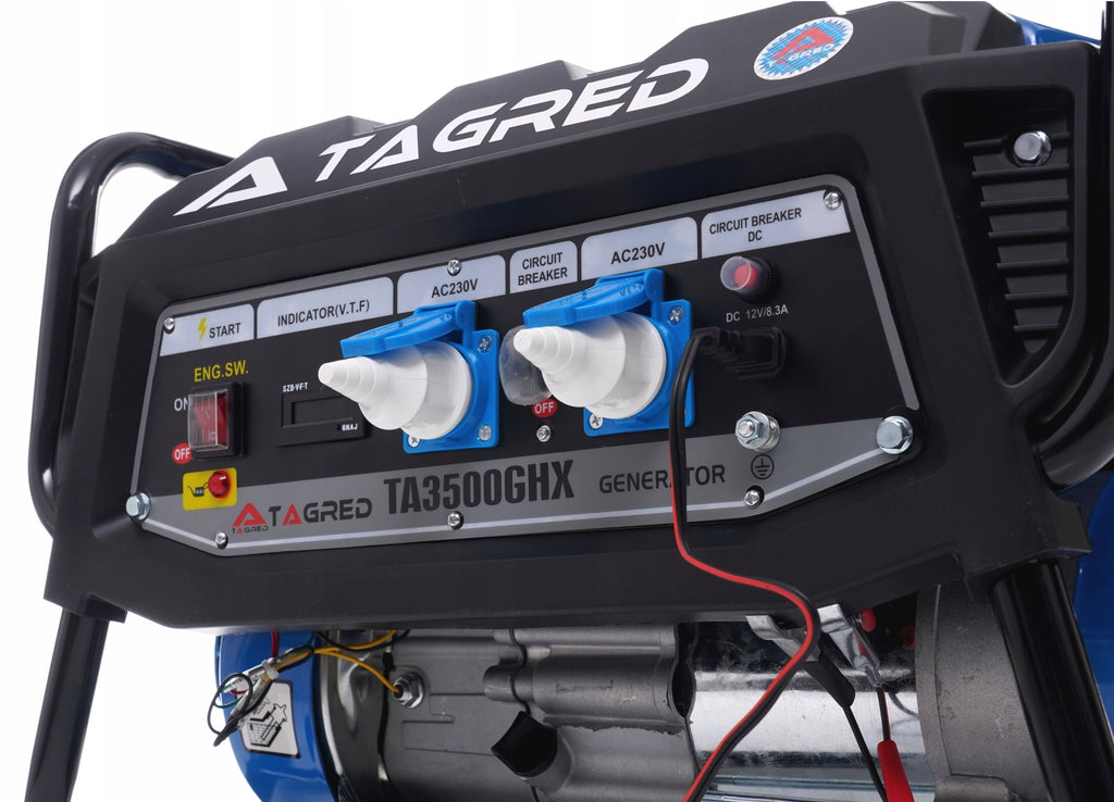 Agregat prądotwórczy benzynowy AVR TA3500GHX 3500W 230V jednofazowy z regulatorem napięcia i olejem 0,6L