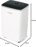 Déshumidificateur Dry 4000 silencieux efficace maison chambre jusqu’à 33 m² séchage linge rapide