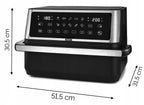 Frytkownica beztłuszczowa 11L 2800W 12 programów 23 elementy cyfrowy panel sterowania duża pojemność