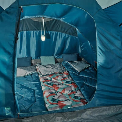 Namiot 4-osobowy Arpenaz 4.1 kempingowy z przedsionkiem szybki montaż i wodoodporność idealny na camping