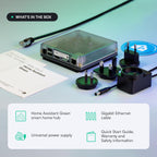 Hub domotique Home Assistant Green Nabu Casa officiel 32 Go Home Assistant OS automatisation locale Ethernet USB