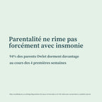 Moniteur bébé intelligent Dream Sock suivi pouls oxygène temps réel capteur optique Bluetooth WiFi autonomie 16 h mint