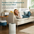 Purificateur d’air Core 300S HEPA pour 50 m² contrôle app Alexa capteur qualité air 22 dB