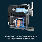 Machine à boissons glacées FS301EU capacité 1,9 L avec 5 programmes pour granités cocktails frappés milkshakes et jus glacés