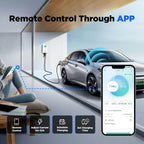 Chargeur EV Type 2 7KW-APP 32 A 7,68 kW câble 6,1 m Bluetooth WiFi IEC 62196-2 blanc