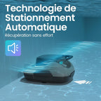 Robot piscine sans fil Scuba SE autonomie 90 min double moteur auto-parking drainage rapide pour piscines 80 m² gris