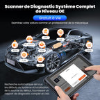 Valise diagnostic auto TK689BT bidirectionnelle écran 8 pouces Android 10 34 réinitialisations CAN FD DoIP Bluetooth
