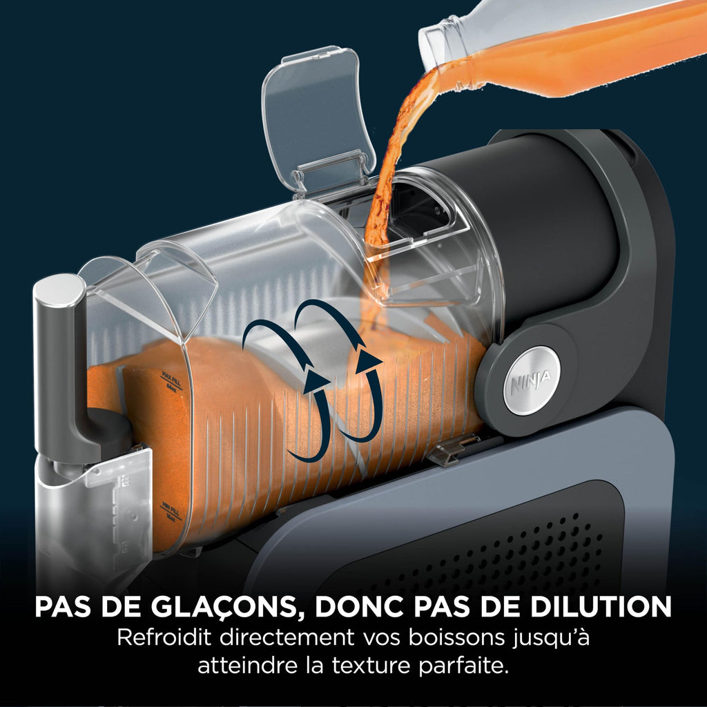 Machine à boissons glacées FS301EU capacité 1,9 L avec 5 programmes pour granités cocktails frappés milkshakes et jus glacés