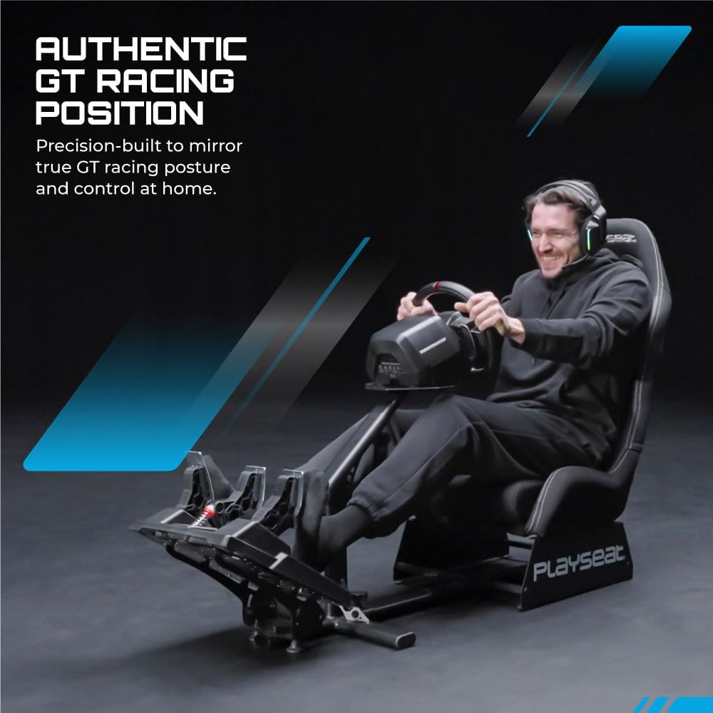 Siège simulation sport automobile Evolution Alcantara compatible volants pédaliers