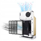 Skuteczny oczyszczacz powietrza Forste 4 Black 40m² z filtrem H13, cichy i energooszczędny, automatyczny tryb