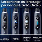 Brosse à dents électrique iO 9 7 modes capteur de pression écran couleur charge rapide avec étui