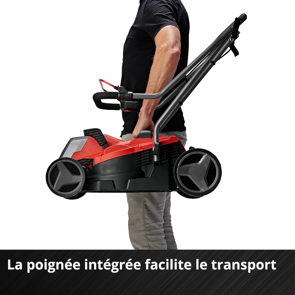 Tondeuse à gazon sans fil GE-CM 18/33 Li 18 V largeur 33 cm surface 200 m² batterie 4 Ah chargeur inclus
