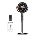Ventilateur sur pied intelligent PolyFan 513S 25 dB 8 vitesses 6 modes oscillation 120 et 105 degrés WiFi télécommande noir