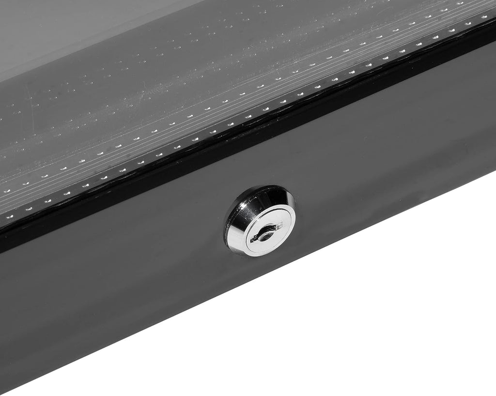 Réfrigérateur à boissons professionnel GSC4240B 237 L porte vitrée avec serrure 6 étagères réglables 110 W noir