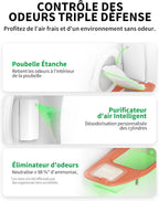 Litière chat autonettoyante Pura Max 2 bac automatique anti odeur xSecure contrôle app capacité 76L