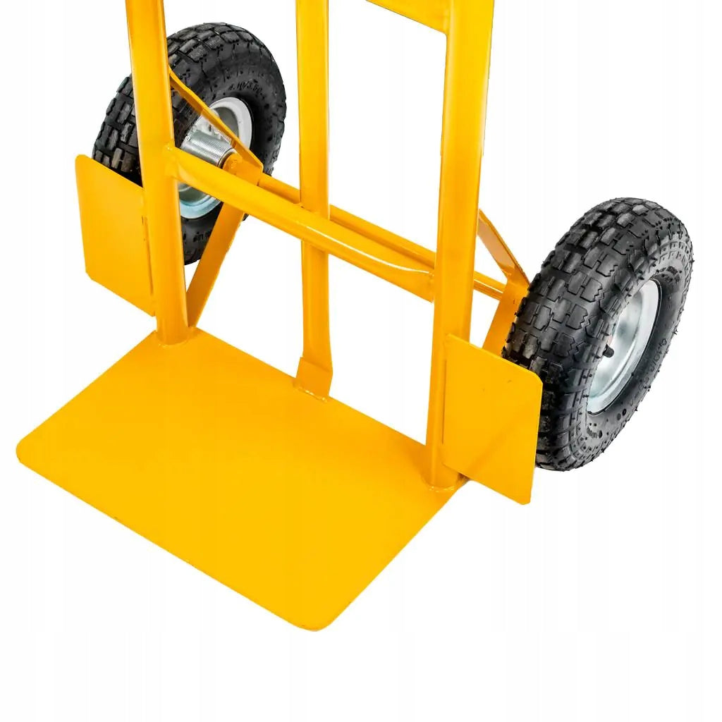 Wózek transportowy Młynarka dwukołowy 200 kg pneumatyczny stalowy 50x30 cm profesjonalny wytrzymały