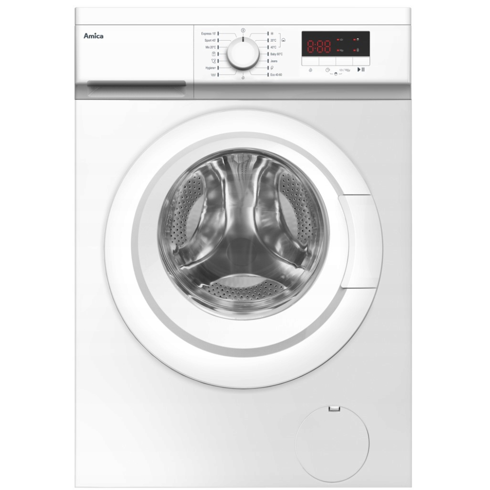 Pralka Automatyczna GWAS 610DL Slim 6 kg 1000 obr./min AutoSensor Ładowana od Frontu Wymienne Łożyska Wyświetlacz LED