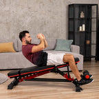 Regulowana ławka treningowa wielofunkcyjna HS-2090HB do ćwiczeń siłowych obciążenie 300 kg