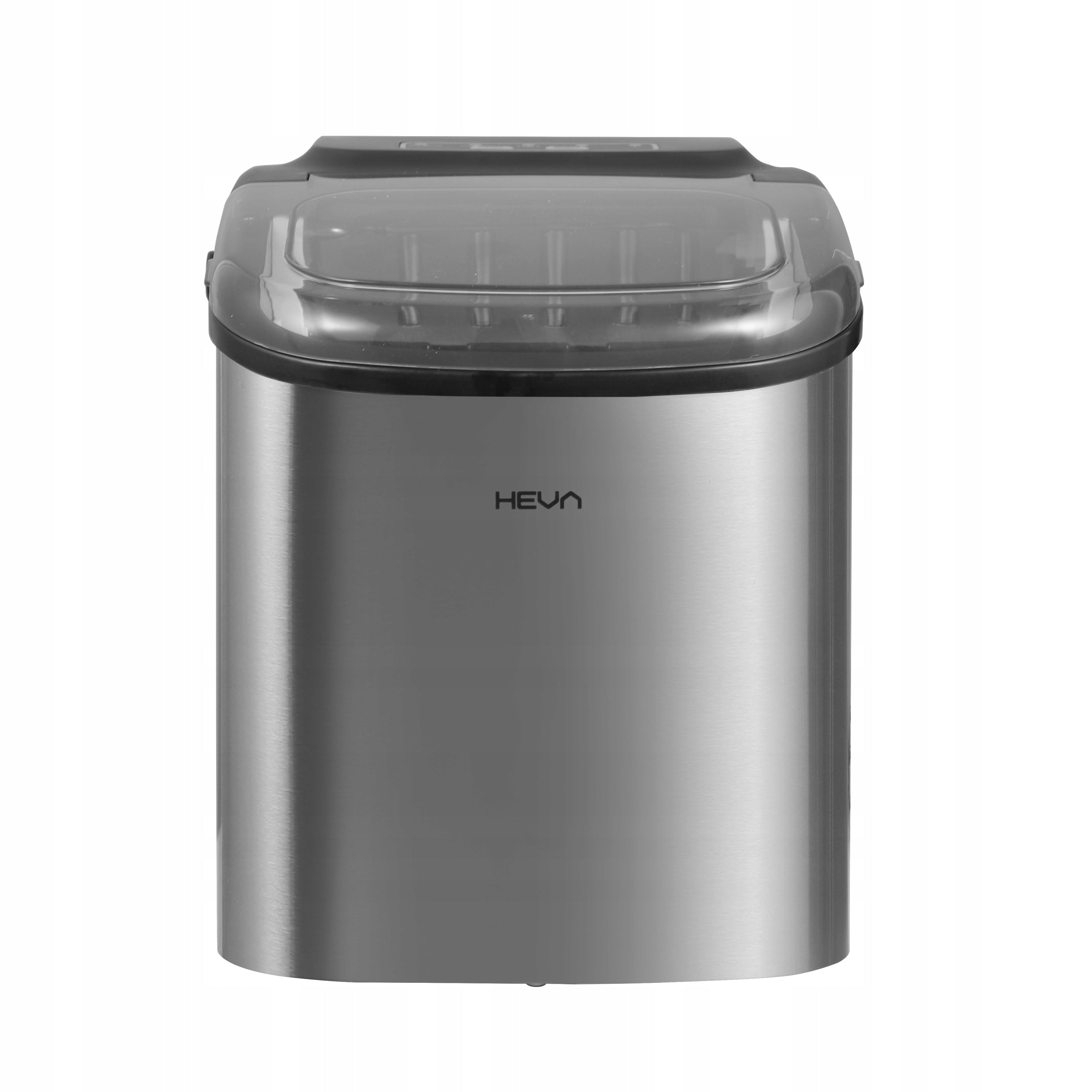 Kostkarka do lodu automatyczna kompaktowa HEVA HIX cicha ekspresowy lód 12kg srebrny szary 160W