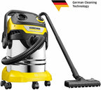 Aspirateur eau et poussières WD 5 S V-25 5 22 1100 W réservoir inox 25 L filtre plissé tuyau 2,2 m