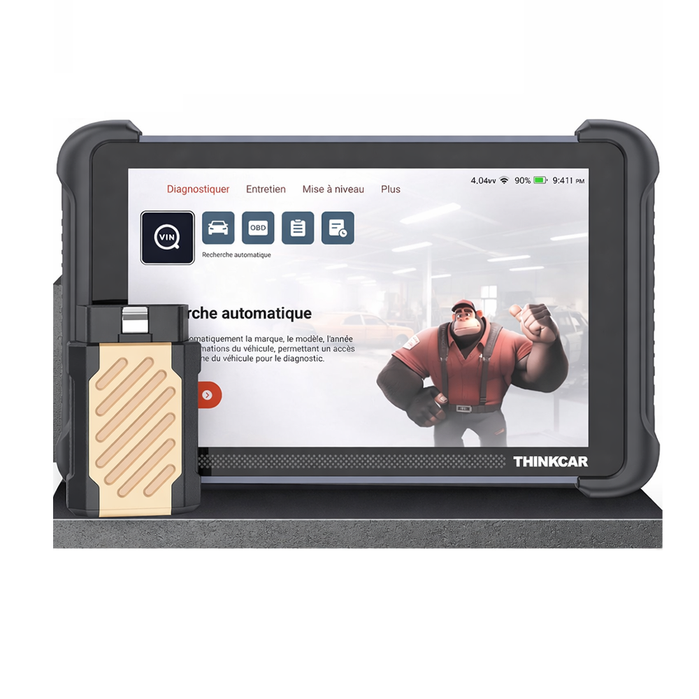 Valise diagnostic auto TK689BT bidirectionnelle écran 8 pouces Android 10 34 réinitialisations CAN FD DoIP Bluetooth