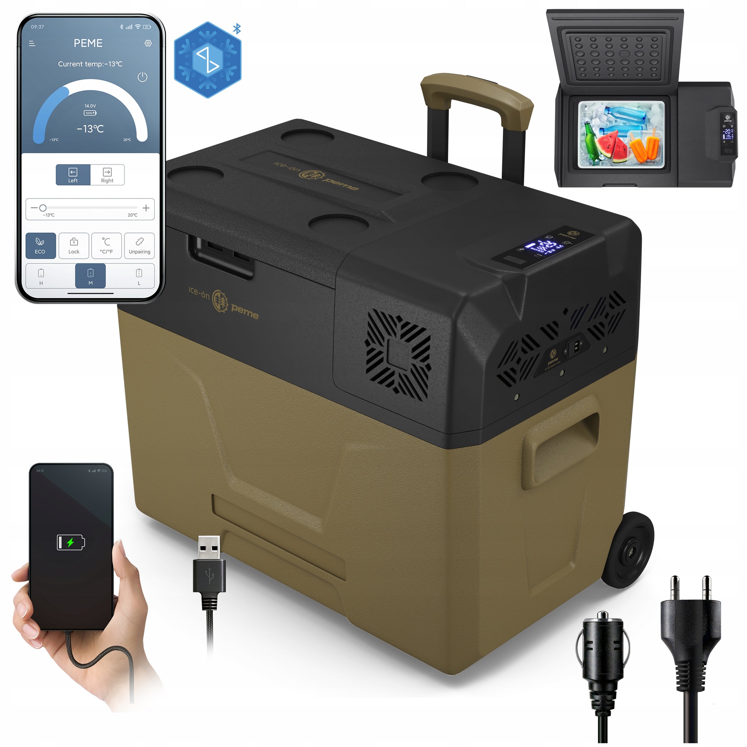Lodówka Kompresorowa Elektryczna Zamrażarka Samochodowa Expedition 40 12V 24V energooszczędna kompaktowa