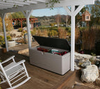 Coffre de rangement extérieur 1524 x 61 x 673 mm coloris tan