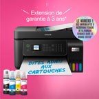 Imprimante multifonction A4 Wi-Fi EcoTank ET-4800 jet d’encre couleur avec réservoirs d’encre et chargeur automatique de documents